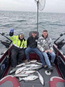 amazing fishing trip out of whitehall michigan