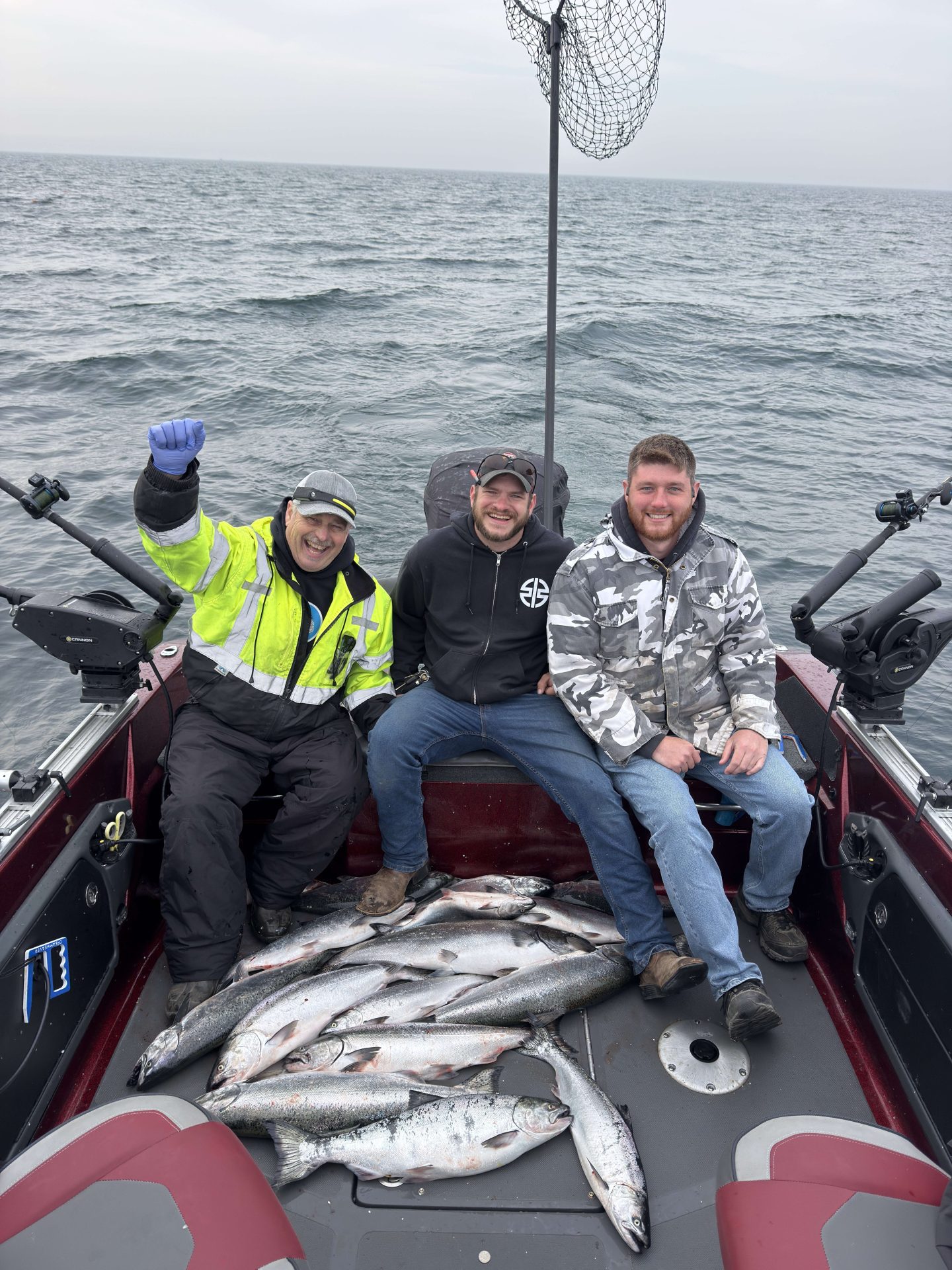 amazing fishing trip out of whitehall michigan